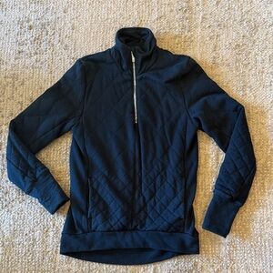 Lululemon Quilted Half-Zip Pullover - Navy size 4